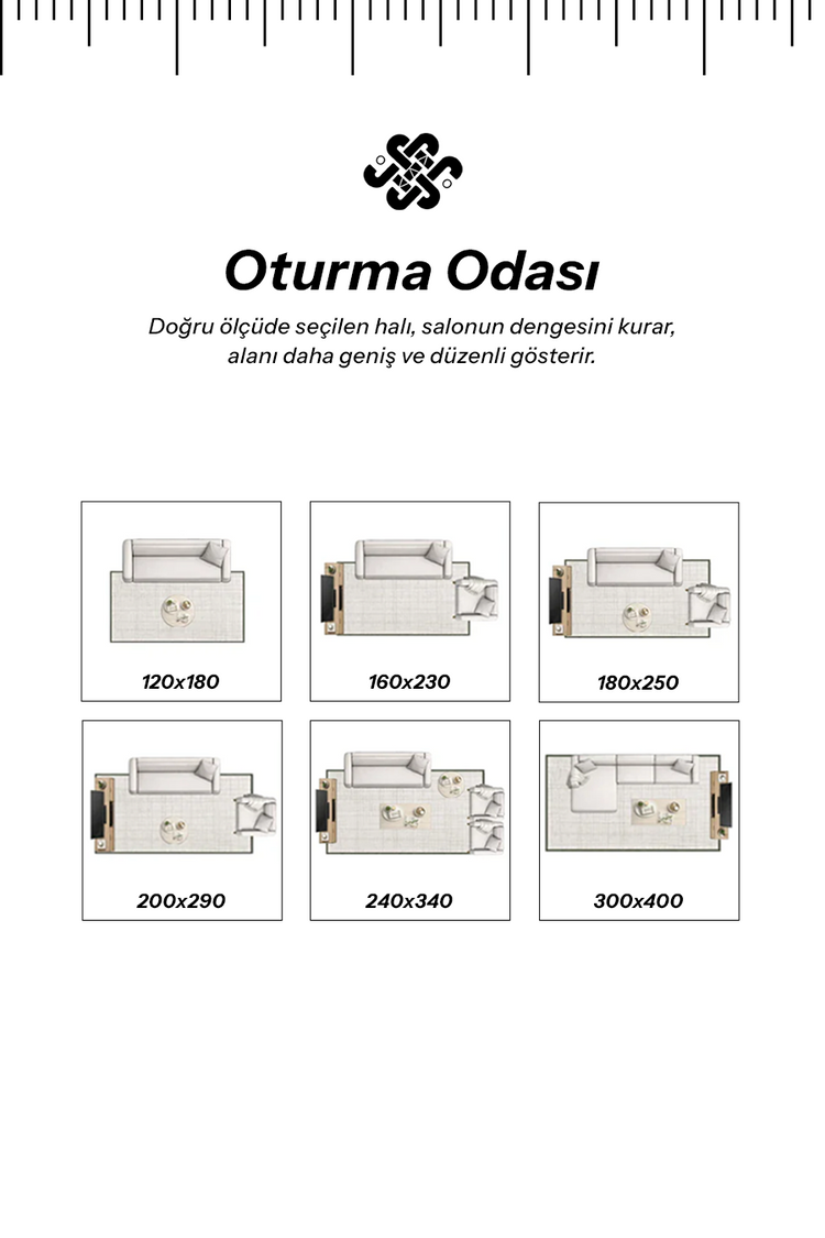 Oturma Odası ölçü rehberi — mobil